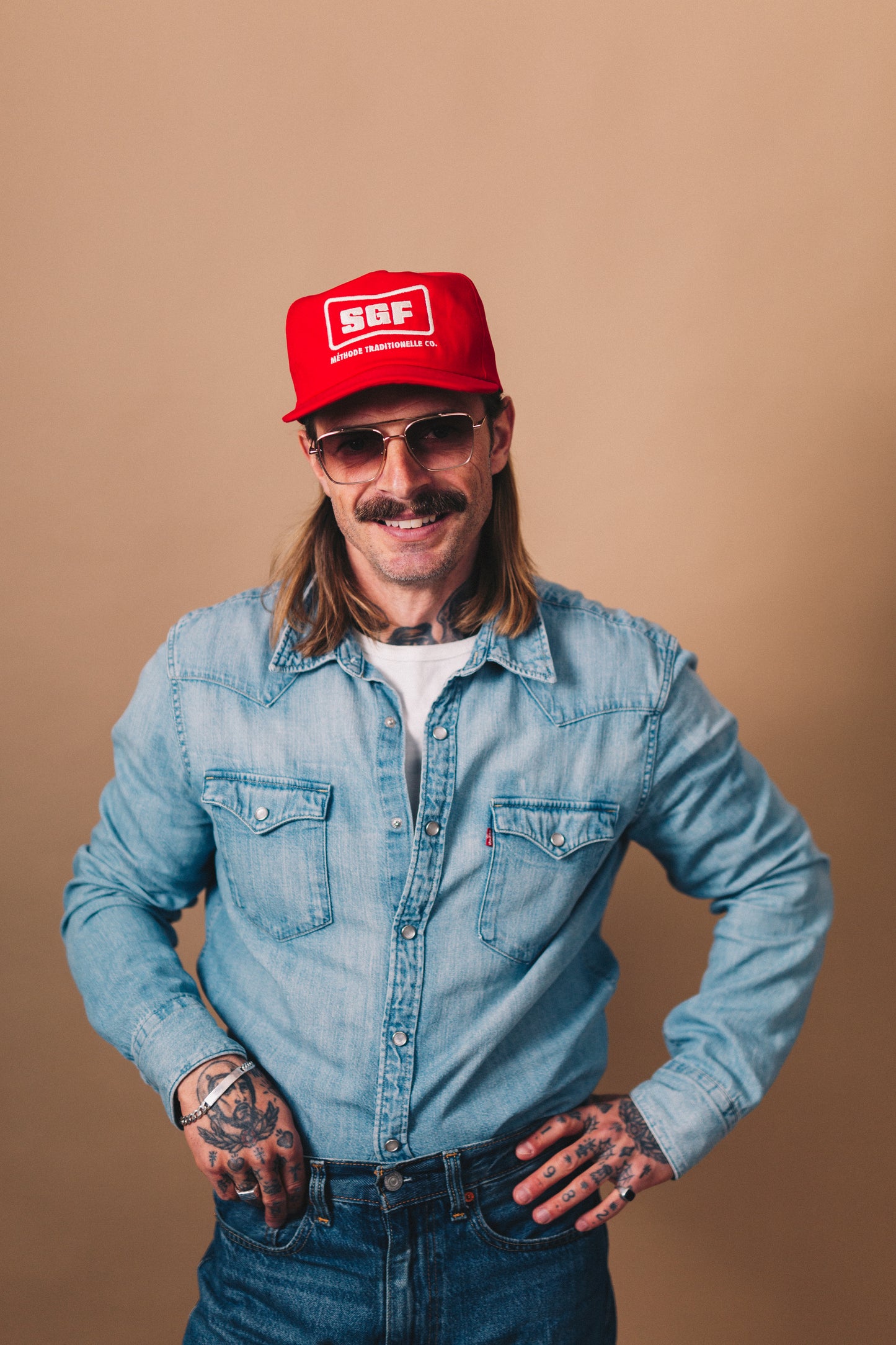 Stenzinger Trucker Cap, rot
