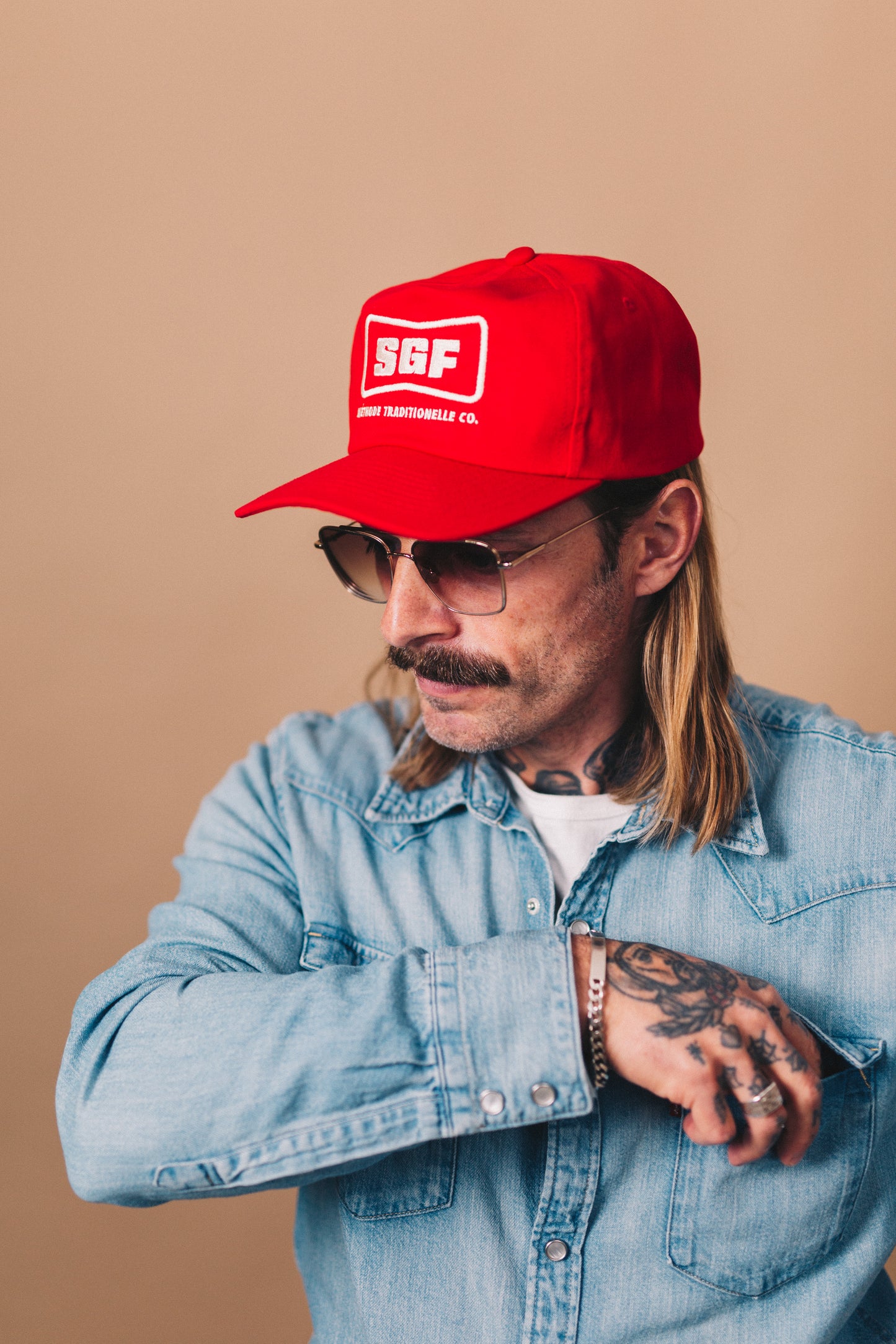 Stenzinger Trucker Cap, rot