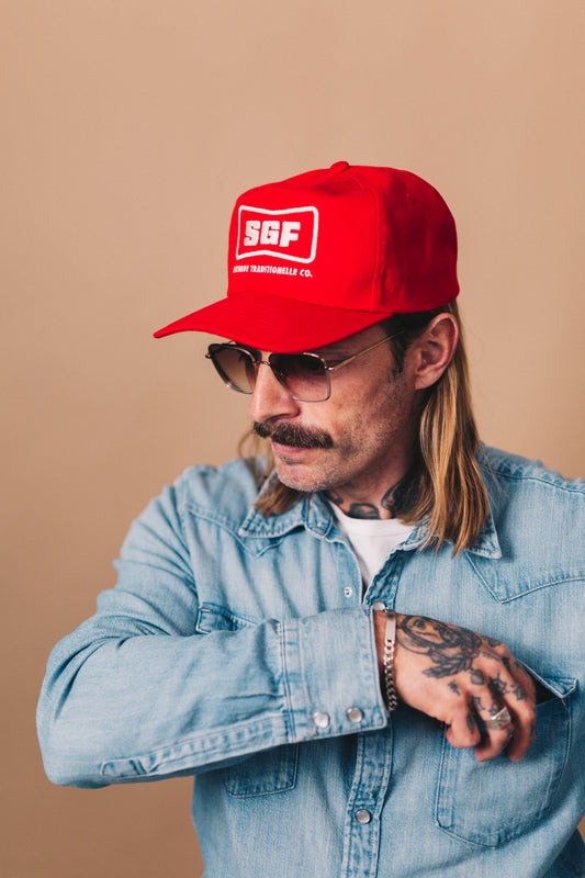 Stenzinger Trucker Cap, rot