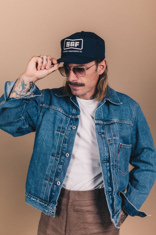 Stenzinger Trucker Cap, blau