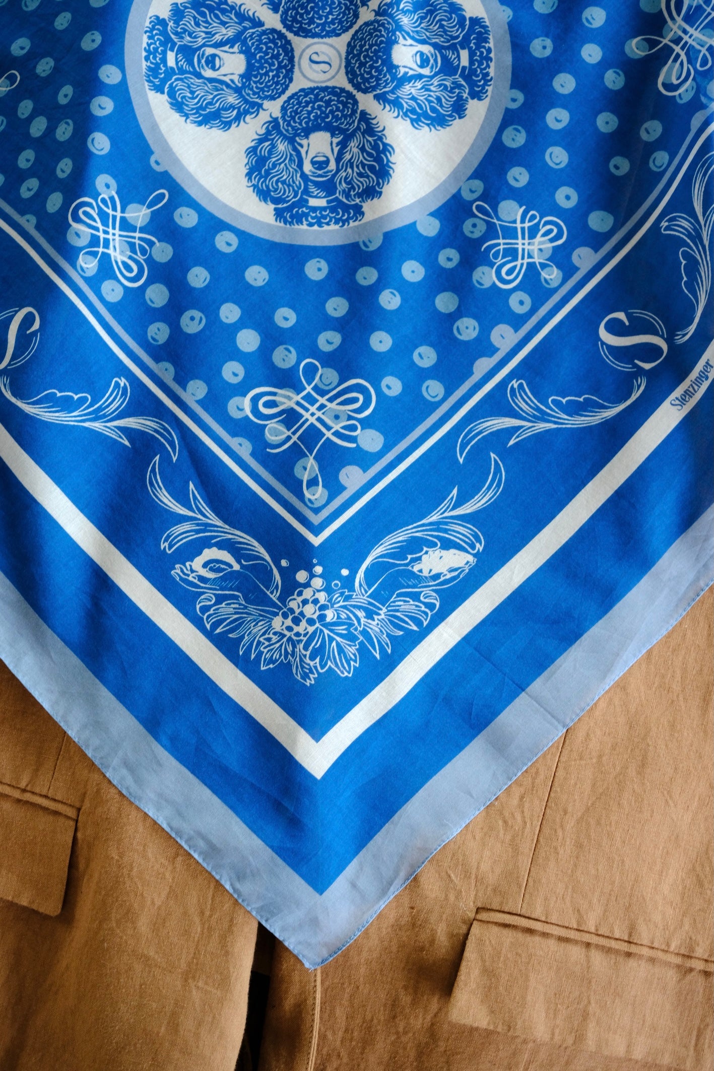 Bandana 69 Le Chien Noble Rodéo Blue Classic