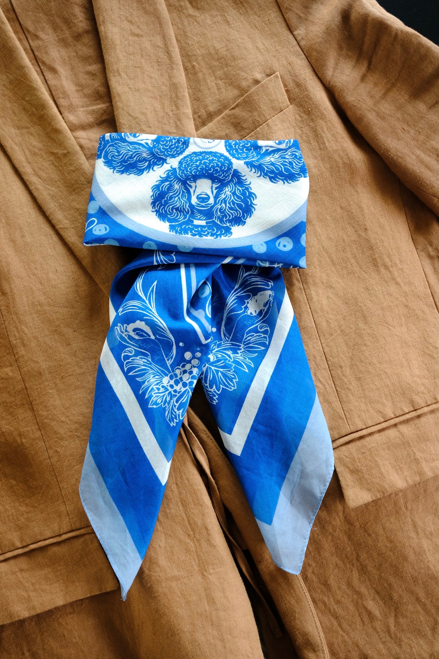 Bandana 69 Le Chien Noble Rodéo Blue Classic